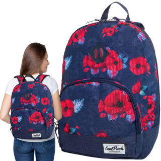 Školský batoh, taška - LIGHT BACKPACK MLÁDEŽ MLÁDEŽE COOLPACK RED MAKI