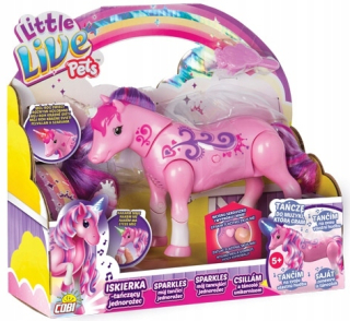 Littlest Pet Shop - Malé živé domáce zvieratá jednorožec iskry tanečná hra