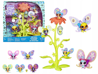 Littlest Pet Shop - Malý pet shop figúrny lps kvetina motýle čísla