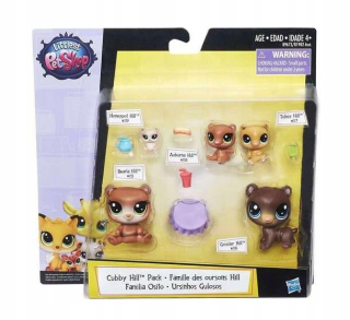 Littlest Pet Shop - Littlest Pet Shop Family Teddy Bears Nastavte 5 číslic