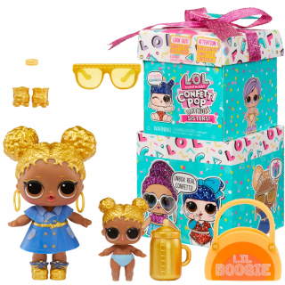 Malá L.O.L Surprise bábika - LOL SURPRISE CONFETTI POP NARODENINOVÁ BÁBIKA + ACC.
