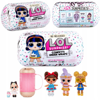 Bábiky LOL - Lol prekvapenie konfety pod zábalom bábiky nový