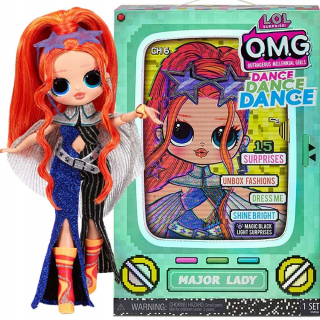 LOL prekvapenie Doll OMG Dance Major Lady + príslušenstvo
