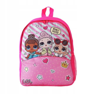 Detský batoh - Lol prekvapenie batoh 37x27x11cm vrecko pre fľašu s vodou