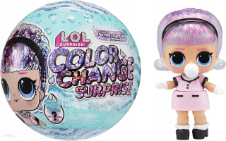 Malá L.O.L Surprise bábika - Lol prekvapenie gletterovej farby menia bábiku s 7