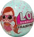 Bábiky LOL - Lol prekvapenie hairvibes bábika vlasov veľká guľa
