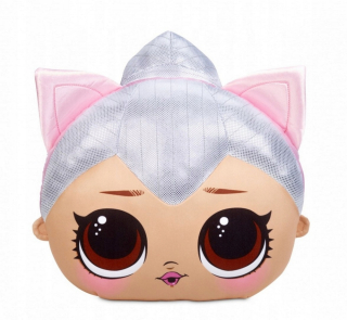 Bábiky LOL - Lol prekvapenie remix kitty kráľovná vankúš pre deti