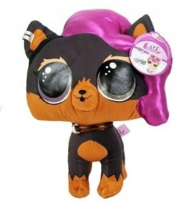 Bábiky LOL - Lol prekvapenie domáce zvieratá ruff rocker 20cm pluszak