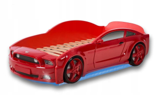 TRANSFORMERS - Baby Cot Car LED osvetlenie červenej