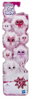 Littlest Pet Shop - Lps arctic priatelia 7-pak ružová