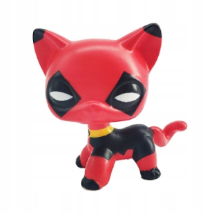 Littlest Pet Shop - LPS Cat Deadpool Littlest Pet Shop Limited Cat