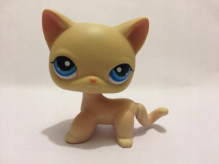 Littlest Pet Shop - LPS Cat mačiatko Bážová doprava z PL + Free