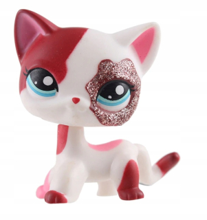 Littlest Pet Shop - LPS mačiatko s náplasťou figúrka Littnest Pet Shop