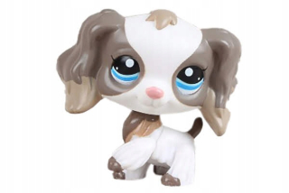 Littlest Pet Shop - LPS Littlest Pet Shop Figurine Dog Collie Spaniel