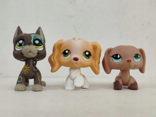 LPS Littlest Pet Shop mačky&pes 3ks