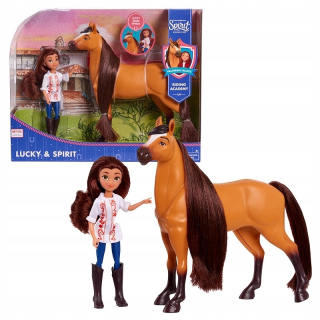 Spirit koník Mustang - Lucky a Spirit Doll Mustang ducha slobody