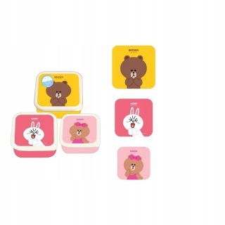 Pusheen - Lunchbox School Raňajky Teddy Bear Line Friends
