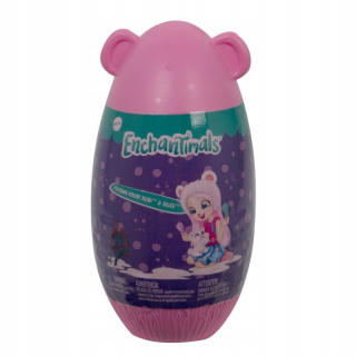 ENCHANTIMALS - Bábika echantimals ružový vajcia - ľadový medveď
