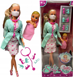 STEFFI bábika - Bábika barbie steffi setor lekár lekár