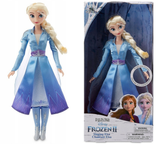 Elsa Doll 30 cm Disney Store Sings Frozen 2