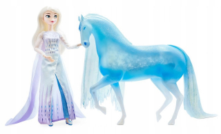 Elsa bábika 30 cm + kôň Nokk Disney Store Frozen 2
