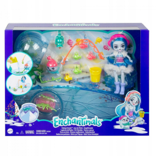 ENCHANTIMALS - Doll Enchantimals Zimný rybolov Sada