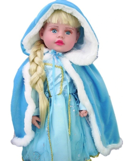 Elsa Frozen - Elsa Frozen Bábika 60cms hovorí, ako žiť.