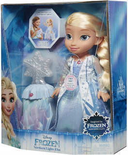 Elsa Frozen - Elsa bábika v žiare z polárneho osvetlenia Jakks Pacifics