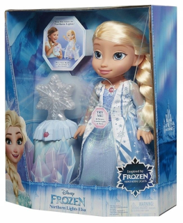 Elsa Frozen - Elsa bábika v žiare z polárneho mrazeného
