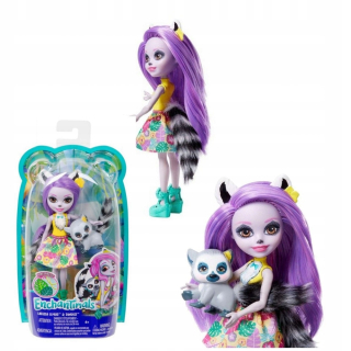 Mattel Enchantimals Sada Bábika So Zvieratkom - Larissa Lemur a Ringlet