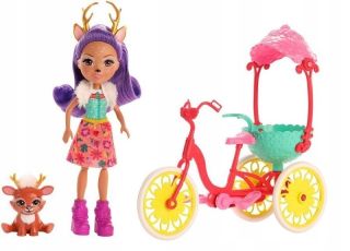 Enchantimals - echantimals + vozidlo mattel GXP-720431