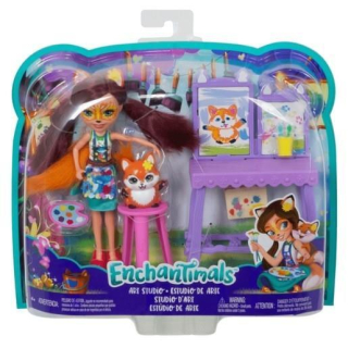 ENCHANTIMALS - Bábiky. Umelecký dielňový set