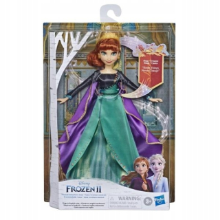 Elsa Frozen - Doll Pozemok ľadu 2 Anna Królewska Singing P4 E