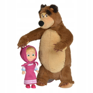 Bábika Máša a medveď 2v1 Simba