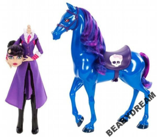 Monster High Bábiky - Doll Monster High Headmistress Head Horse NightMare