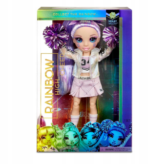 RAINBOW HIGH bábika - Rainbow High Cheer Fialová