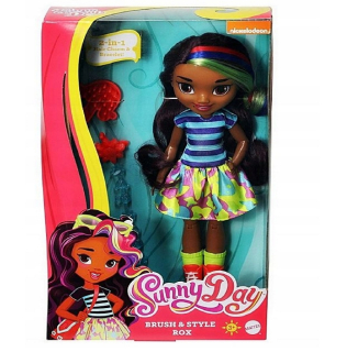 Bábika Sunny Day  - Bábika rox s vlasmi na štyrylizovať slnečný deň mattel