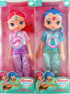 Shimmer a Shine - Bábika shimmer a lesk, interaktár spev, 35 cm