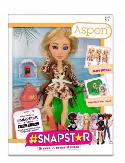 SnapStar Bábiky - Doll Snap Star #SNAPSTAR Aplikácia + príslušenstvo