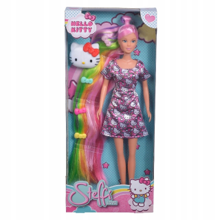 STEFFI bábika - Steffi Láska Dobrý deň, Kitty bábika s dúhami vlasov