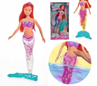 STEFFI bábika - Steffi Mermaid bábika s žiariacim chvostom 573-3049