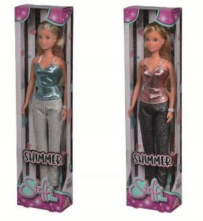 STEFFI bábika - Steffi bábika v lesklom kostým, 2 typy