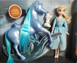 Elsa Frozen - Bábika z rozprávkovej krajiny ľadu a vodného koňa s úradom OLAF