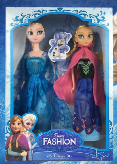 Elsa Frozen - Bábiky z rozprávkového ľadového ľadu mrazené 2 ELSA Anna