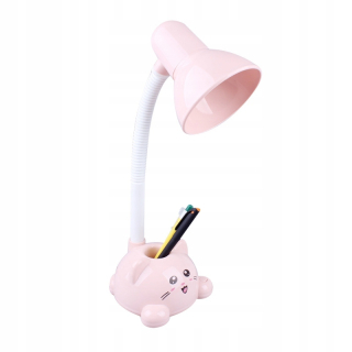 Detská stolná lampa - Stolná lampa Pink Cat pre dieťa 1xE27