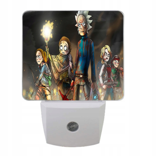 Rick and Morty - Nočné svietidlo Načianna YBN-703-B529 Rick a Morty