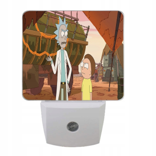 Rick and Morty - Nočné svietidlo Načianna YBN-703-B533 Rick a Morty