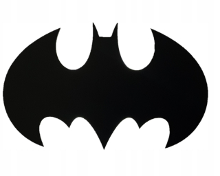 BATMAN -  Nočná lampa Batman LED na batérie