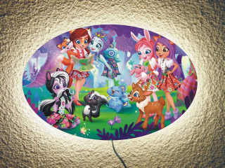Enchantimals - nočné lampy enchantimals devumentácia