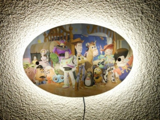 TOY STORY - Nočné svietidlo Toy Story 4 (Diaľkové ovládanie s Dimmerom)